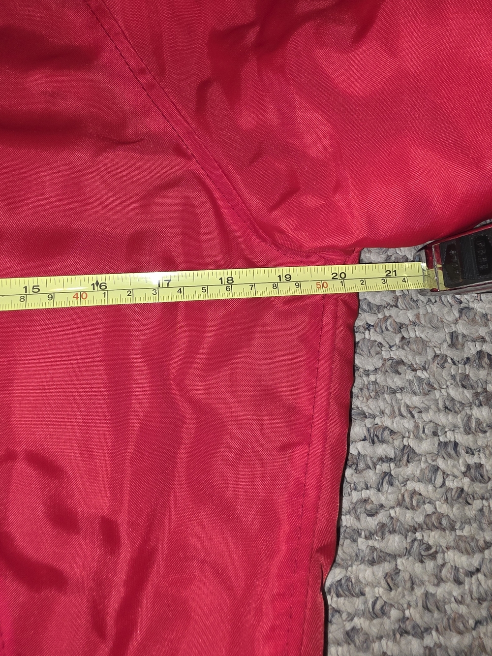 Mens Red Racing Team Bomber Jacket - Picture 5 of 6